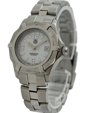 Tag Heuer 28mm Ladies 2000 Exclusive Series White Dial SS Watch! Ref: WN1311-0!